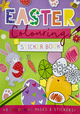 Easter Colouring & Sticker Book