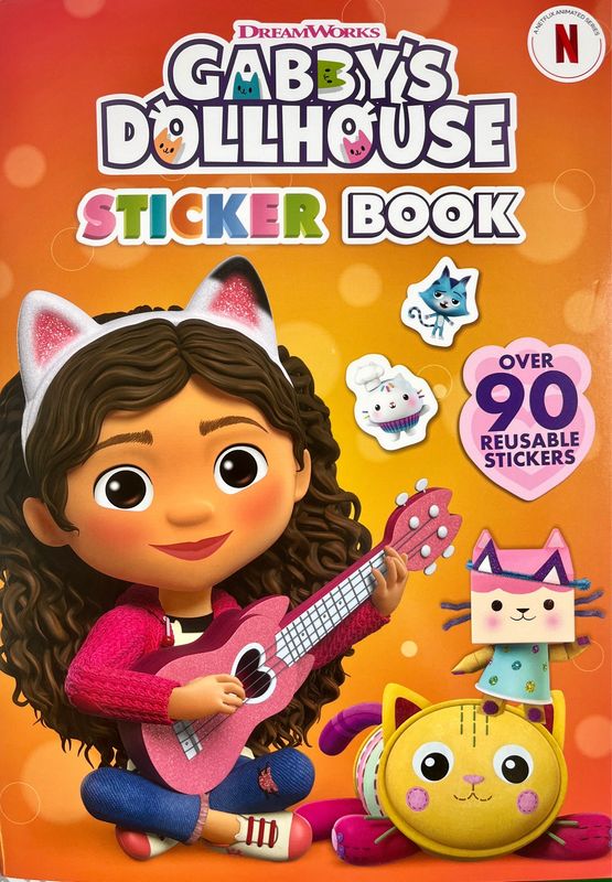 Gabby’s Dollhouse Colouring & Sticker Book