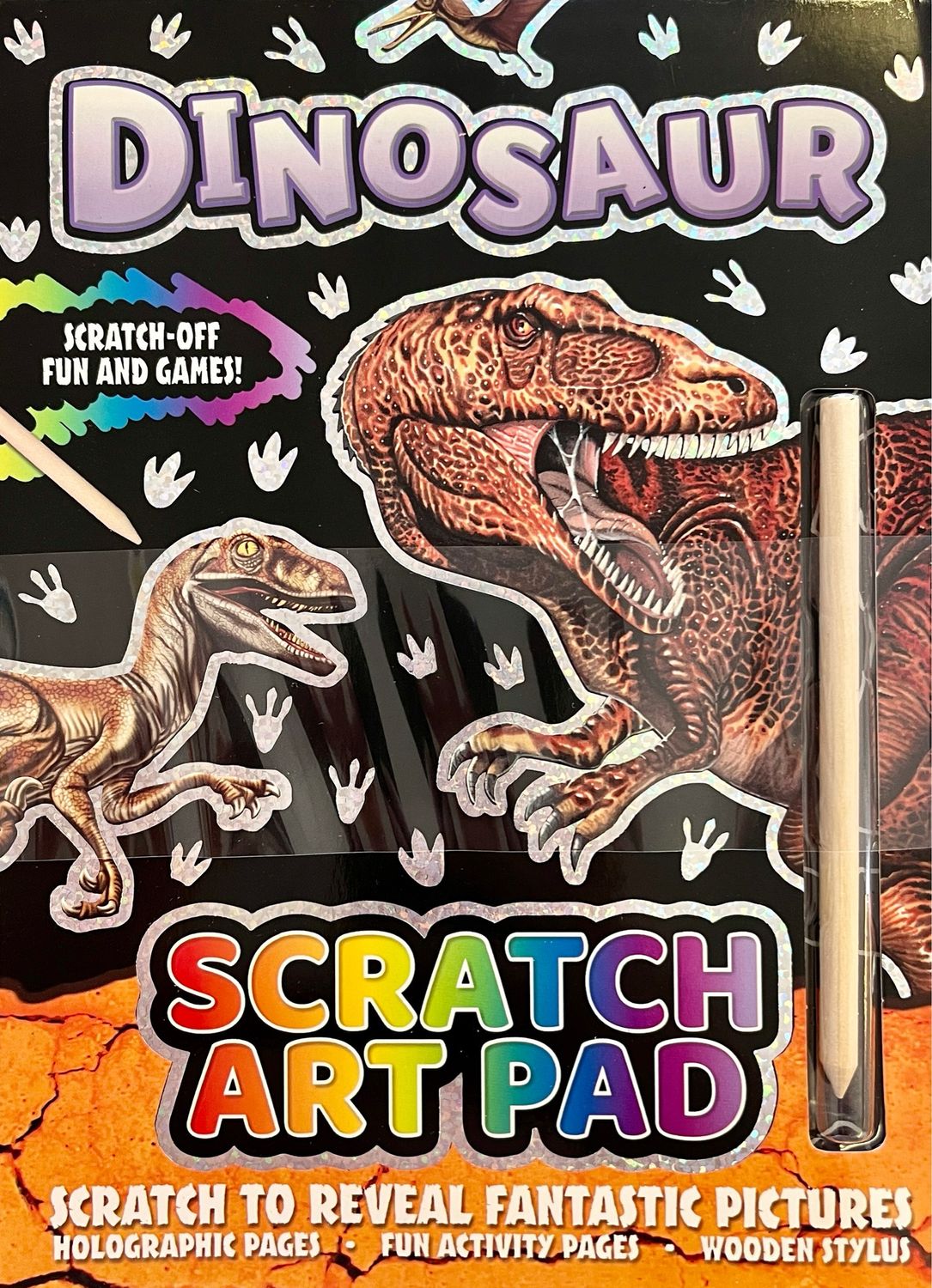 Dinosaurs Scratch Art Pad