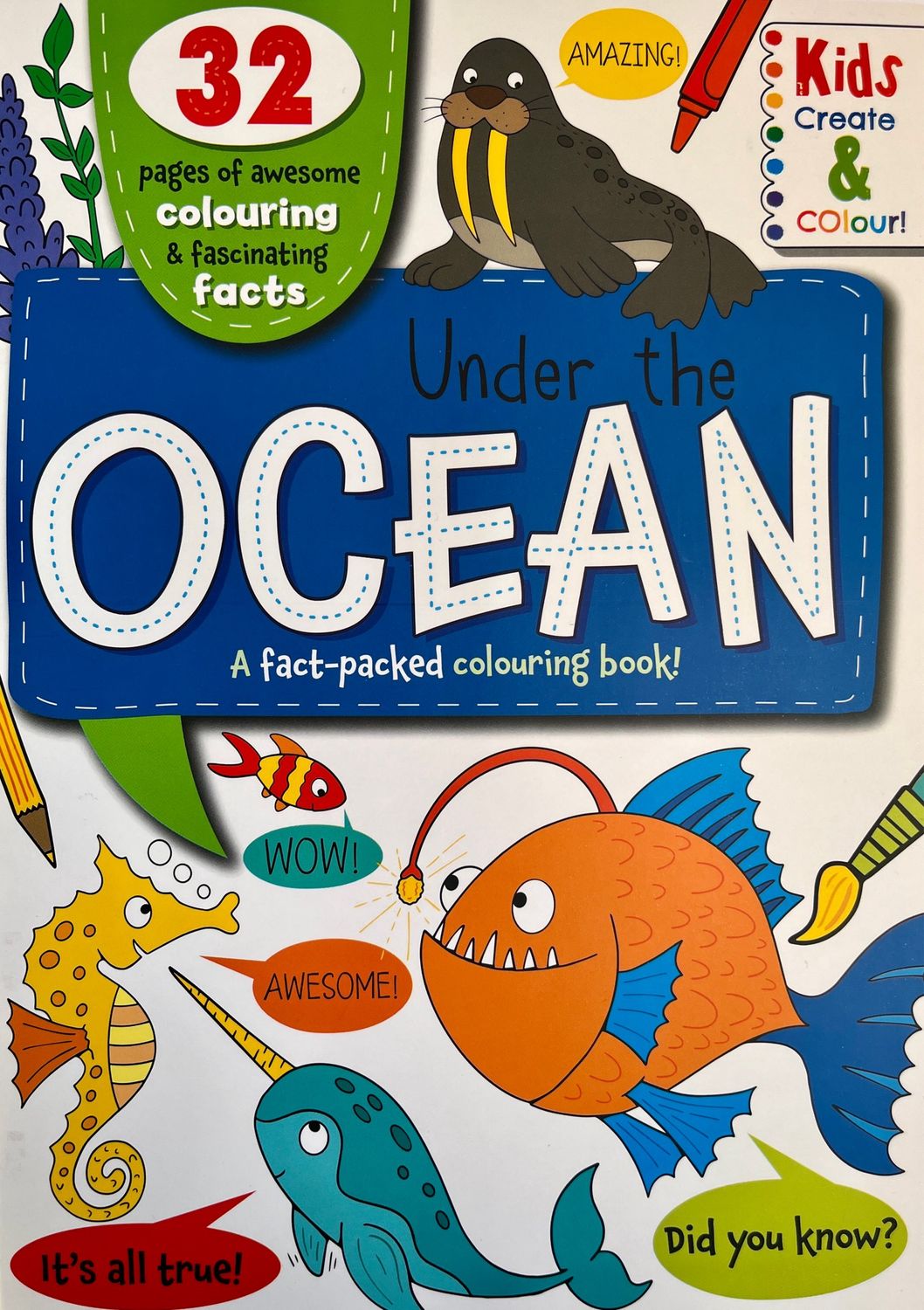 Under The Ocean Colouring Book