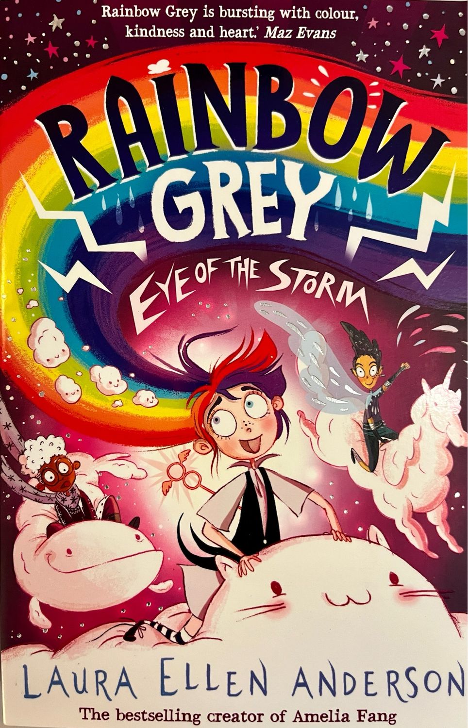 Rainbow Grey Eye Of The Storm