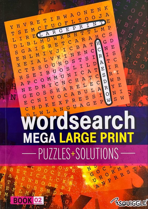 Mega Large Print Wordsearch Mega Large Print Wordsearch