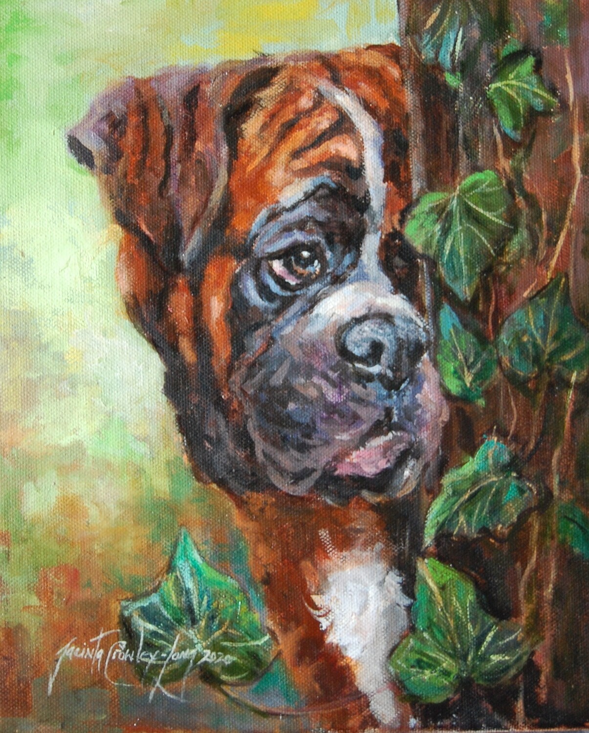 Shadow Boxer (12 x 10 inches)