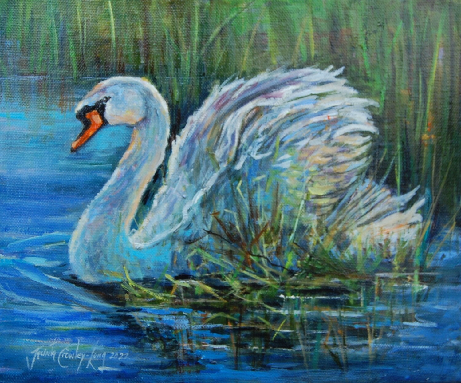 Swanning In (10 x 12")