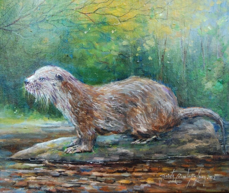 Hello from the Otter Side! (10 x 12 ")