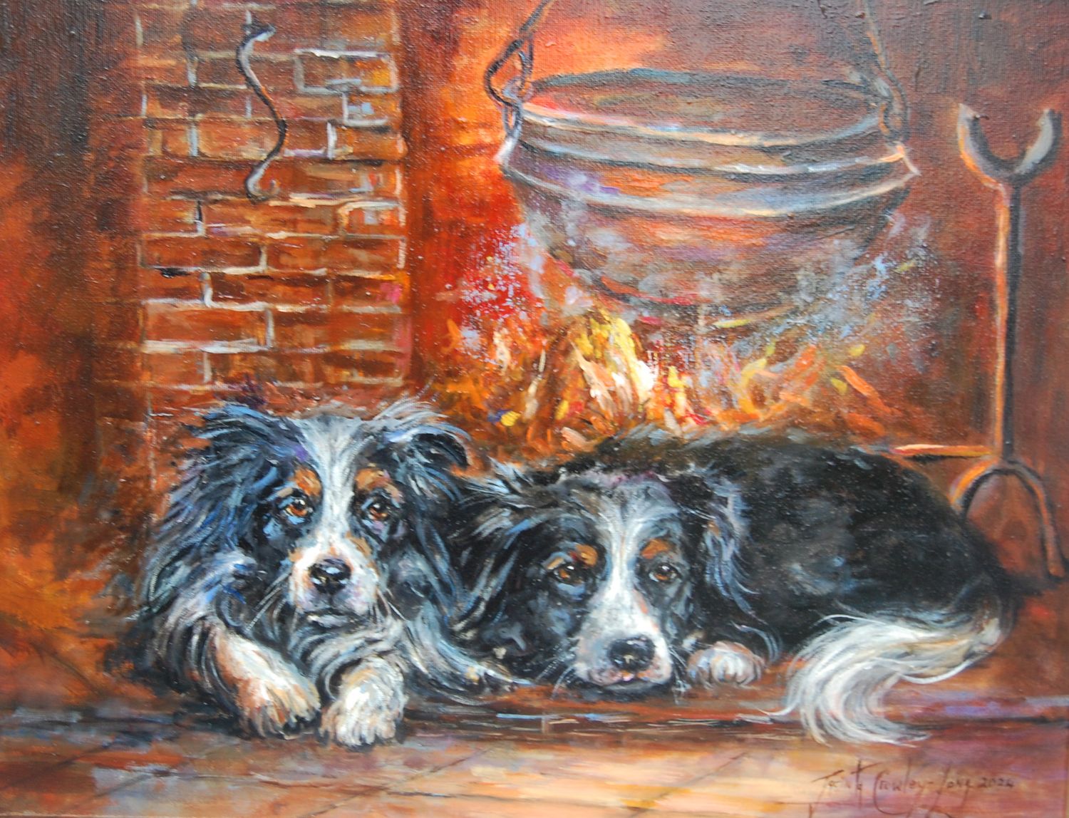 A Watched Pot (16 x 20 inches)