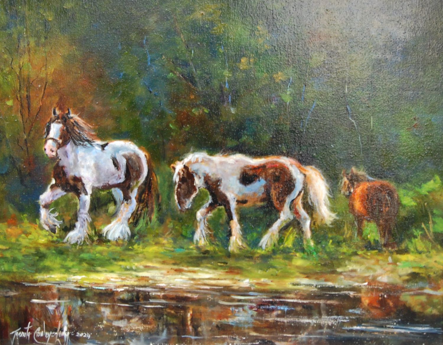 The Old Trojans (16 x 20 inches)