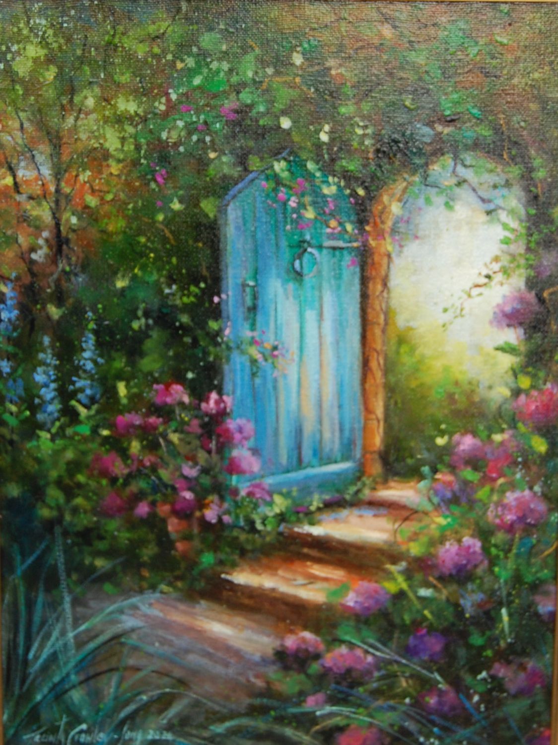 Sanctuary in the Secret Garden (16 x 12 inches)