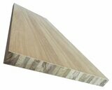 Panneau bois massif iroko 120 x 50 x 5 cm