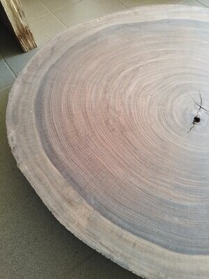 Tranche d'arbre bois brut diamètre 90 cm