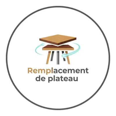 Remplacement de plateau de table existant