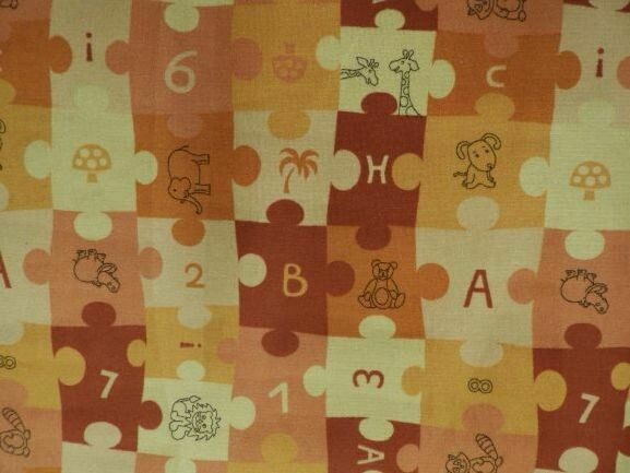 Moquette agugliata Kids disegno PUZZLE h. cm. 200 - Prezzo al mq. € 10,00 IVA compresa