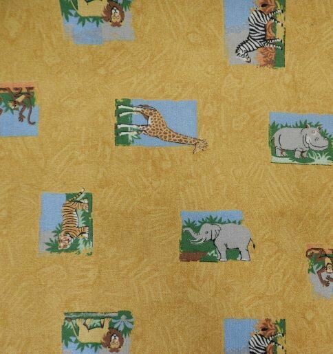 Moquette agugliata Kids disegno ZOO GIALLO h. cm. 200 - Prezzo al mq. € 10,00 IVA compresa