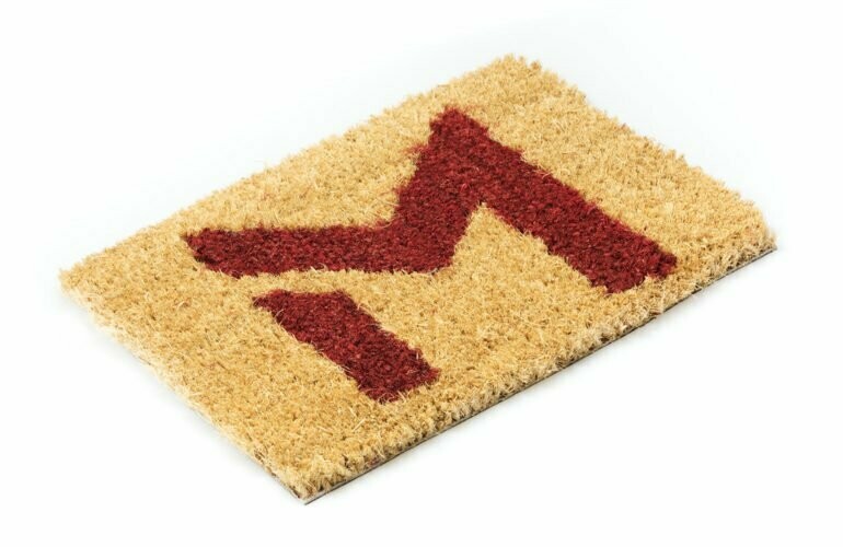 Zerbino in sintetico, spessore mm. 14, personalizzabile con logo del cliente, prezzi al mq.