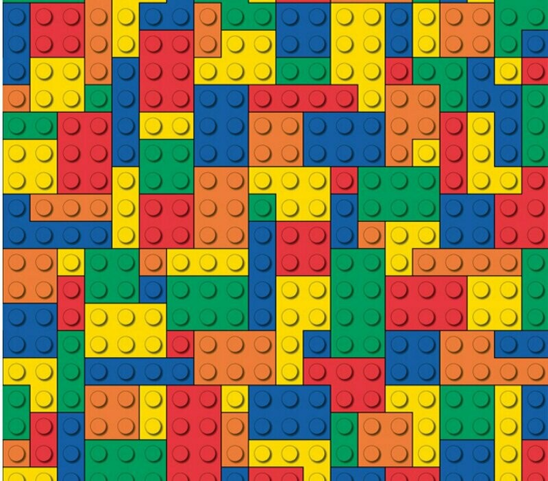 Tappeto in PVC disegno BLOCKS Spessore mm 2,8 h cm 200 prezzo a mq € 12,50