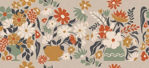 Tappeto passatoia Sprinty "BOUQUET" cm. 52 h - Prezzo al ml. € 10,00 IVA compresa
