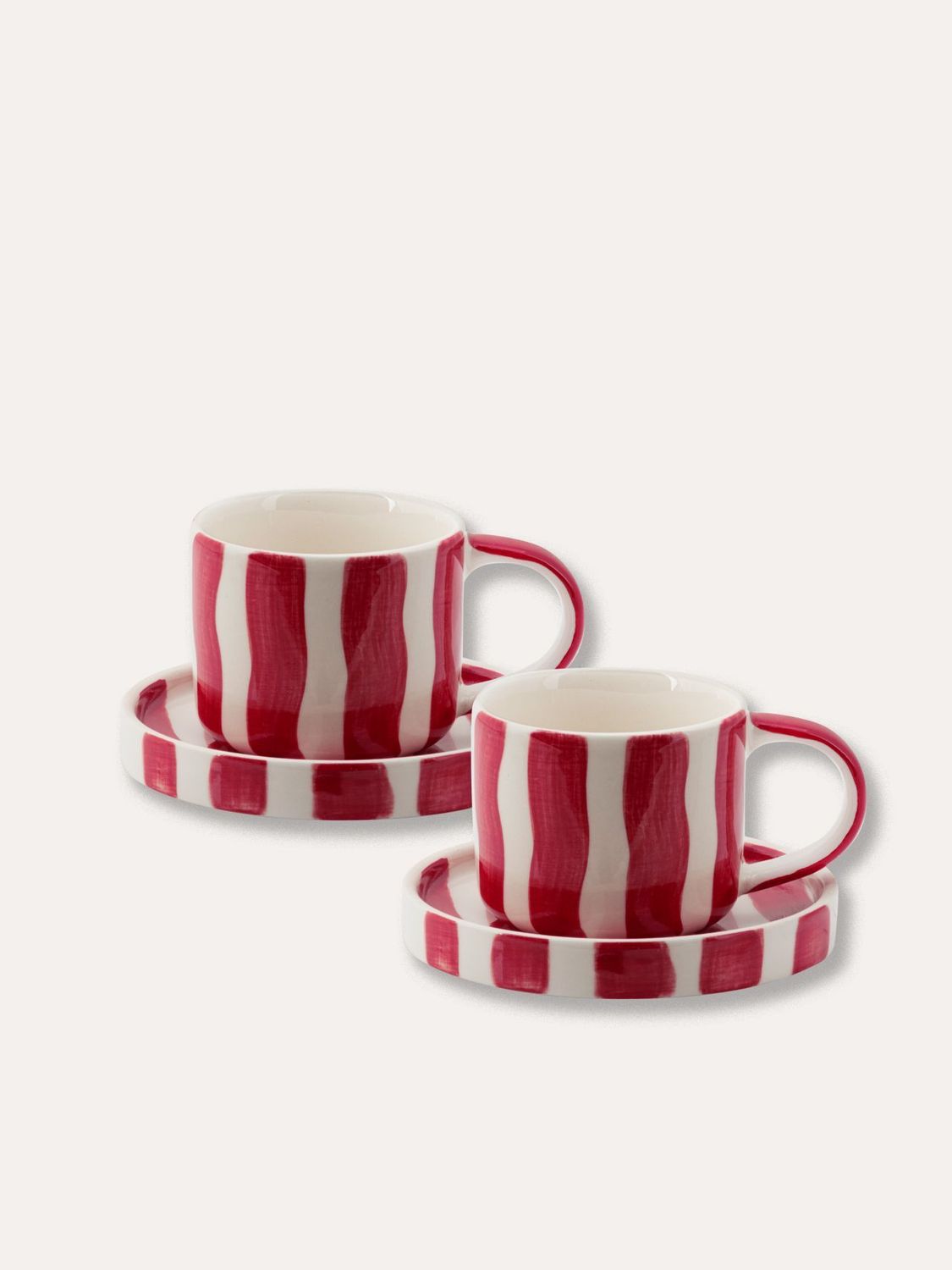 Coppia tazzine Minori rosse