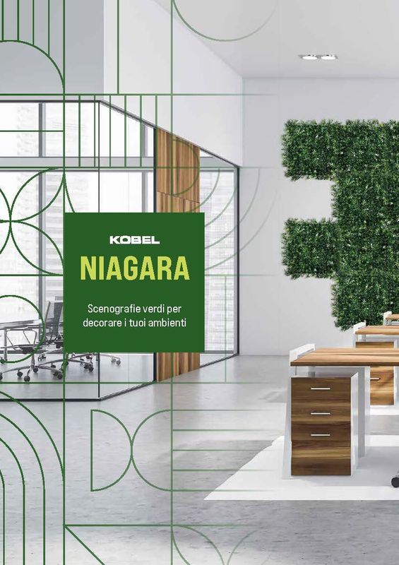 Pannello decorativo in erba artificiale  Niagara 5