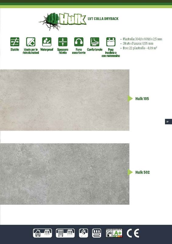SPC RIGID CLICK SERIE HULK COLORE GRIGIO 502