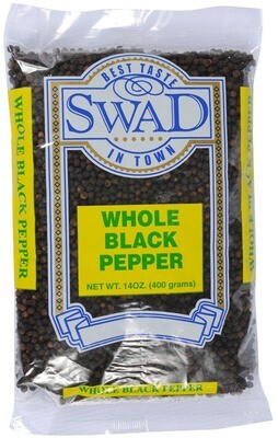 SWAD BLACK PEPPER WHOLE (14OZ)