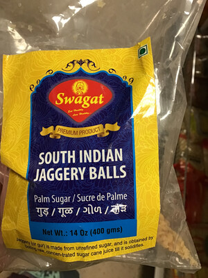 SWAGAT SOUTH INDIAN JAGGERY BALL yellow 400 GM