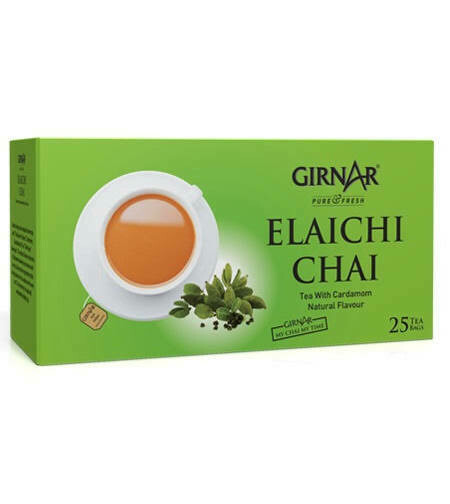 GIRNAR ELAICHI CHAI TEA (CARDAMOM) 25 TBG