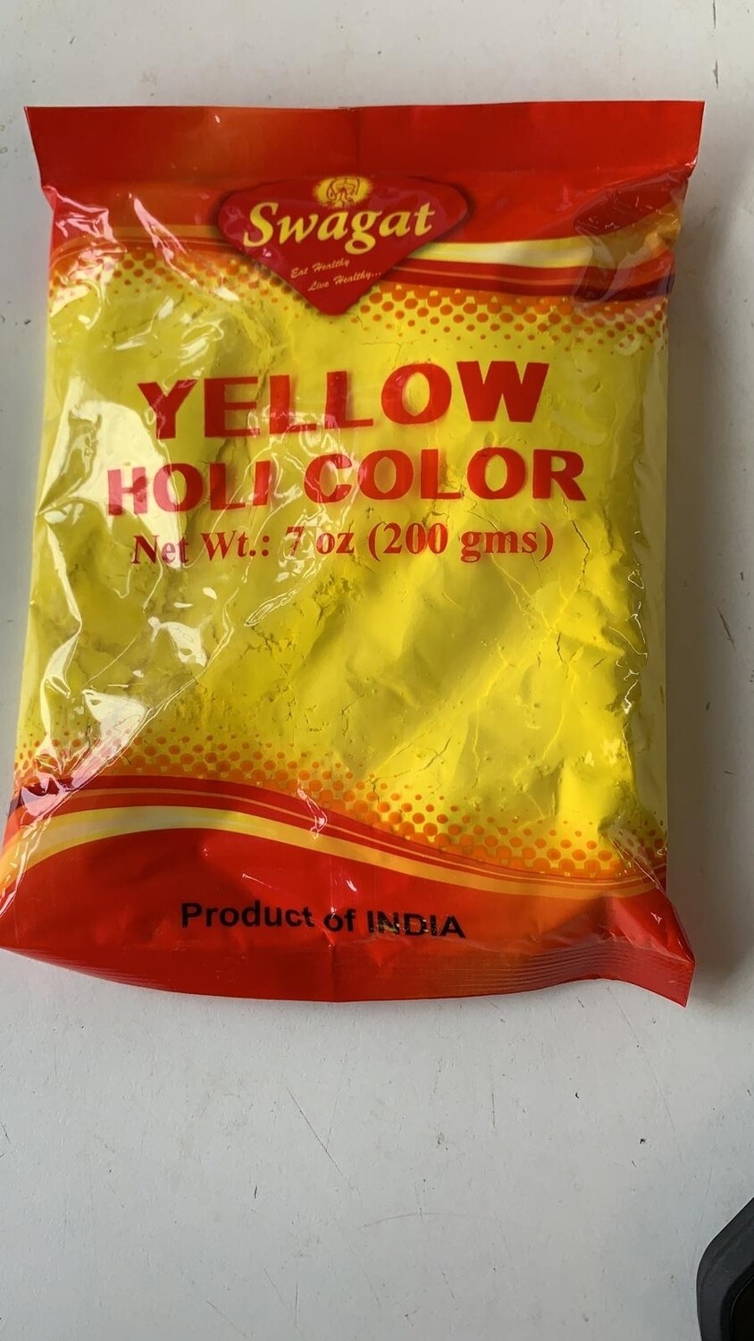 SWAGAT HOLI COLOR YELLOW 200 GM