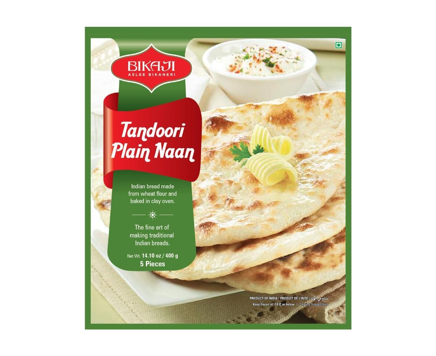 BIKAJI Tandori NAAN 15PC