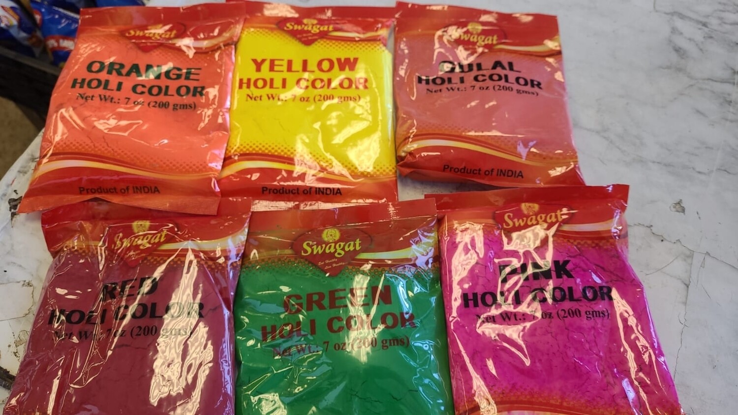 Swagat Holi Color Yellow 200gm