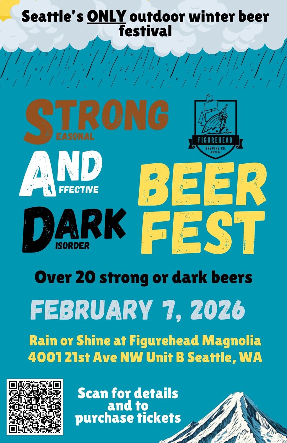 SAD (Strong and Dark) Outdoor Beer Festival Ticket - Feb 7th