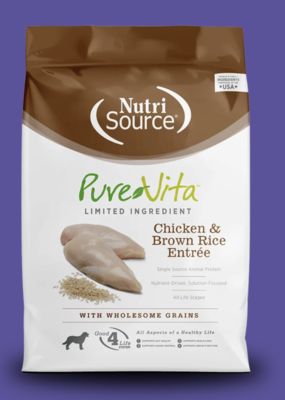 PureVita Chicken & Brown Rice (Grain) Dog Food 