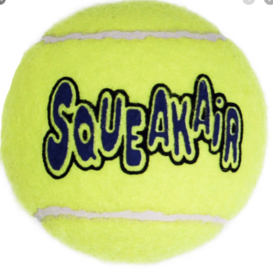 Kong Squeaker Tennis Ball Individual Medium Size