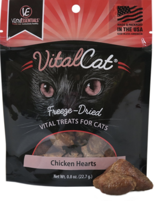 VE Chicken Hearts FD Cat Treat .8oz