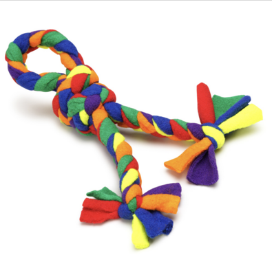 Knots of Fun Pride Dog Tug Toy
