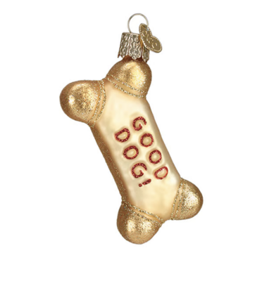 Old World Christmas Dog Biscuit Ornament 