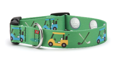 Up Country Hole in One Printed Dog Collar