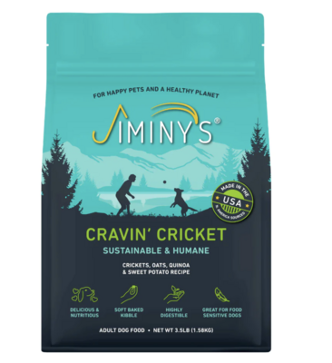 Jiminy's Cravin' Cricket Dog Food