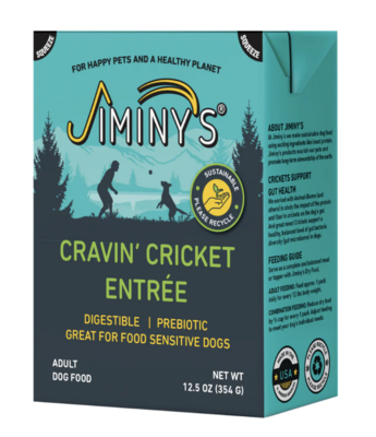 Jiminy's Cravin' Cricket Entree Wet Dog Food 12.5oz