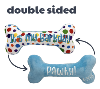 Lulubelles Power Plush It's My Barkday Bone 