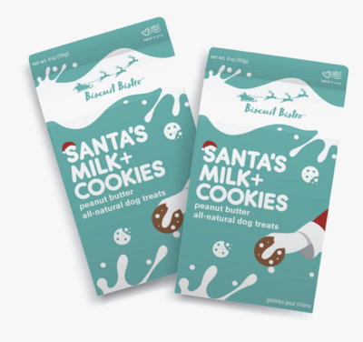 Petknowledgy - Santa's Milk + Cookies Dog Treat 4oz