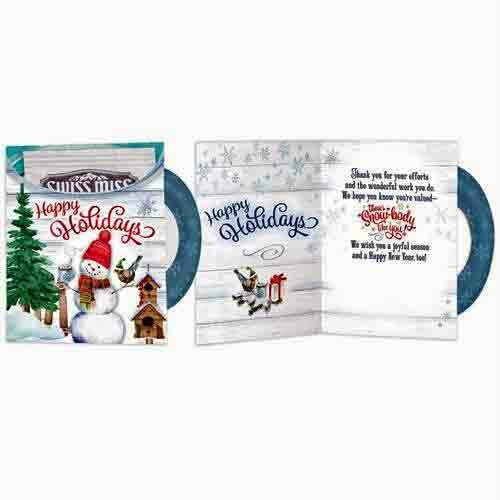 25 Snowman Greeting Cards with Hot Chocolate 25 Snowman Greeting Cards with Hot Chocolate