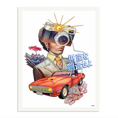 &quot;Camera&quot; Hand Signed Limited Edition Artist Print