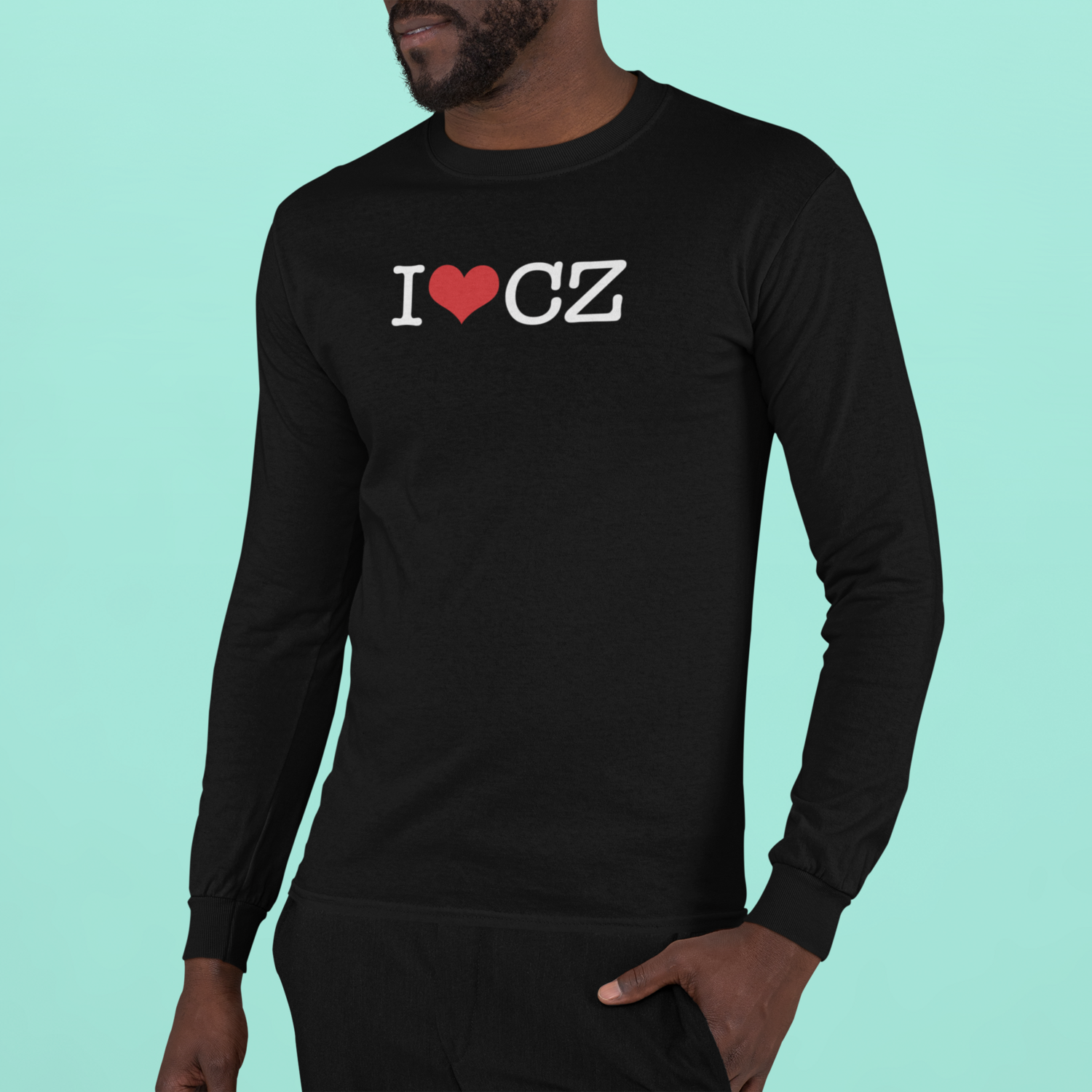 I Love CZ Men's Long Sleeve Premium T-Shirt