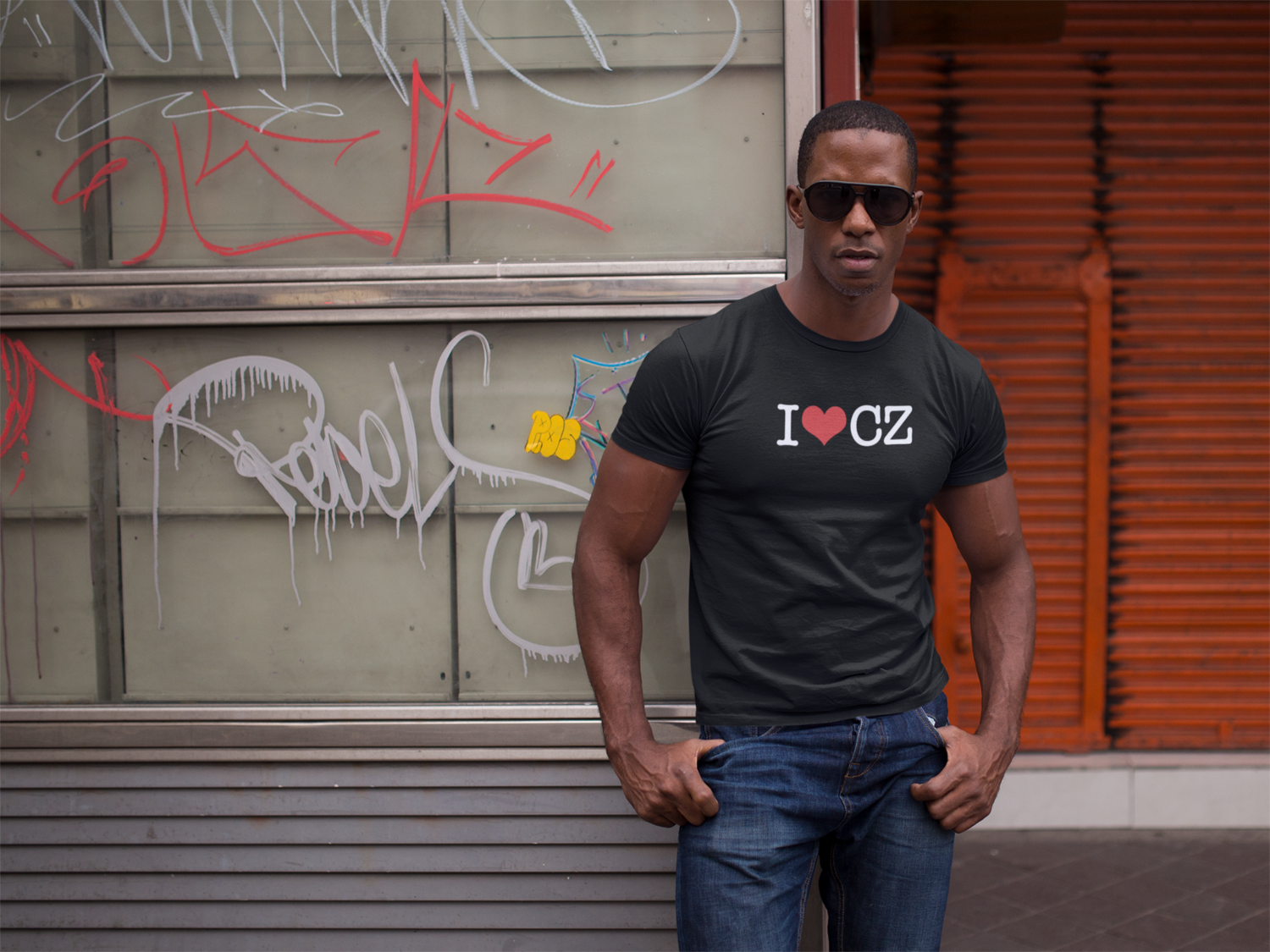 I Love CZ Men's Premium T-Shirt