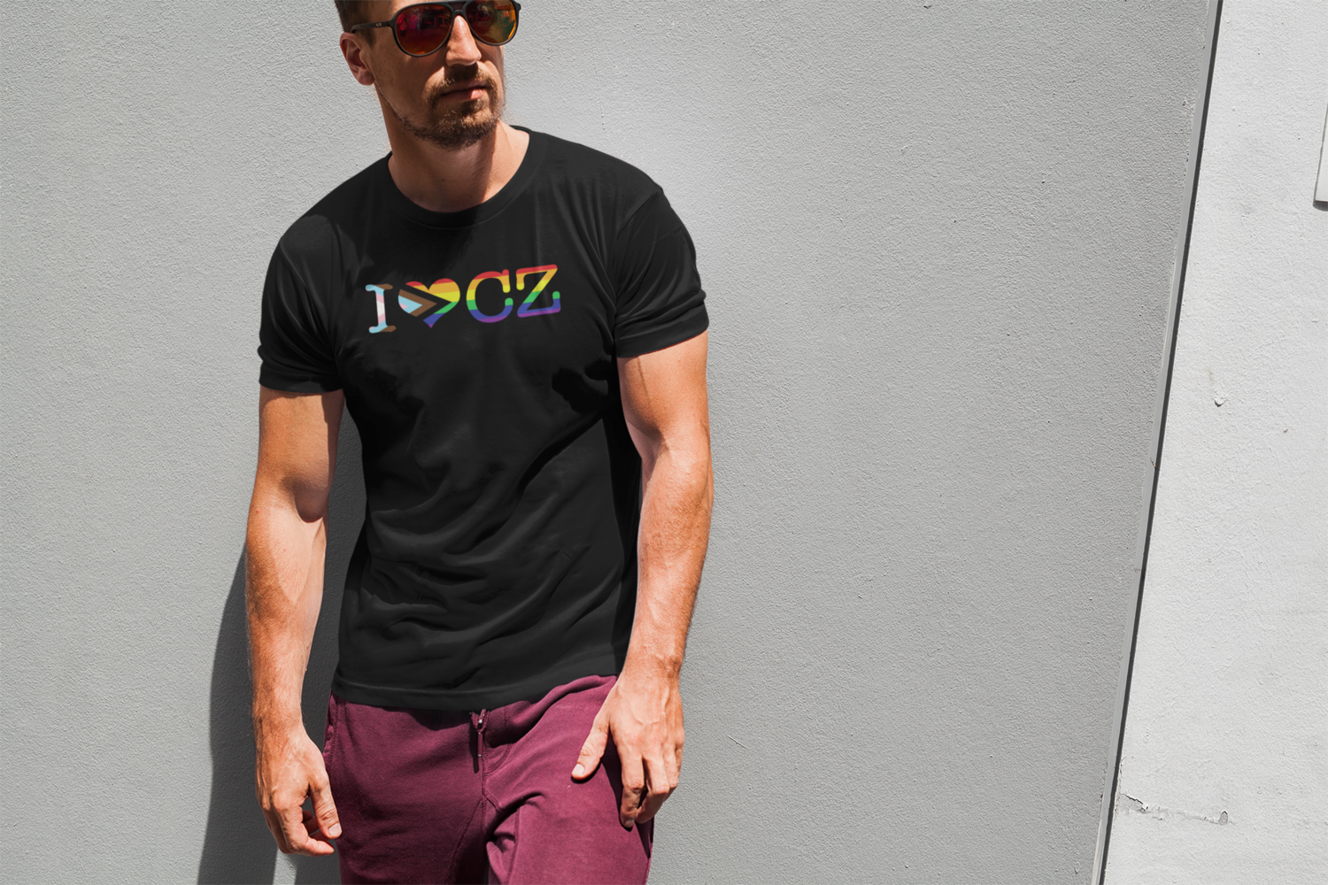 I Love CZ Pride Men's Premium T-Shirt