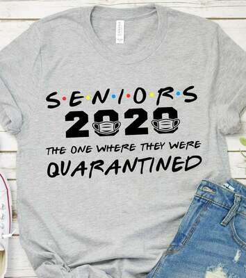 Seniors the one where they were quarantined 2020 Classic T-Shirt