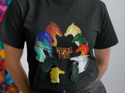 Wings Of Fire Dragons T Shirt Gift For Fans, Wings Of Fire Novel, Mythical Creatures Of Dragons Aesthetic Shirt, Mother Dragons Shirt