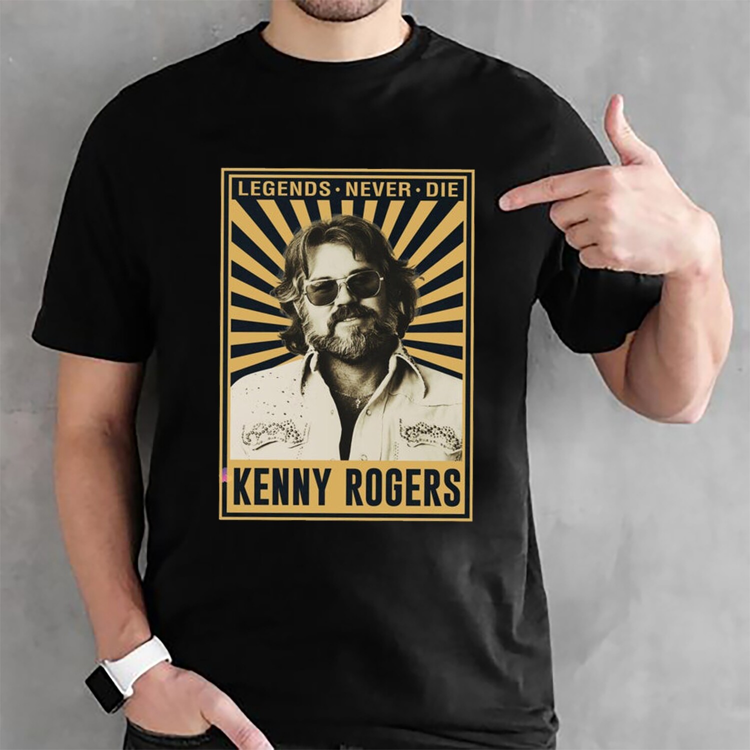 R.I.P Kenny Rogers Shirt Legends Never Die T-shirt RIP Kenny Rogers Country Music Lover Tee Gift For Men Women