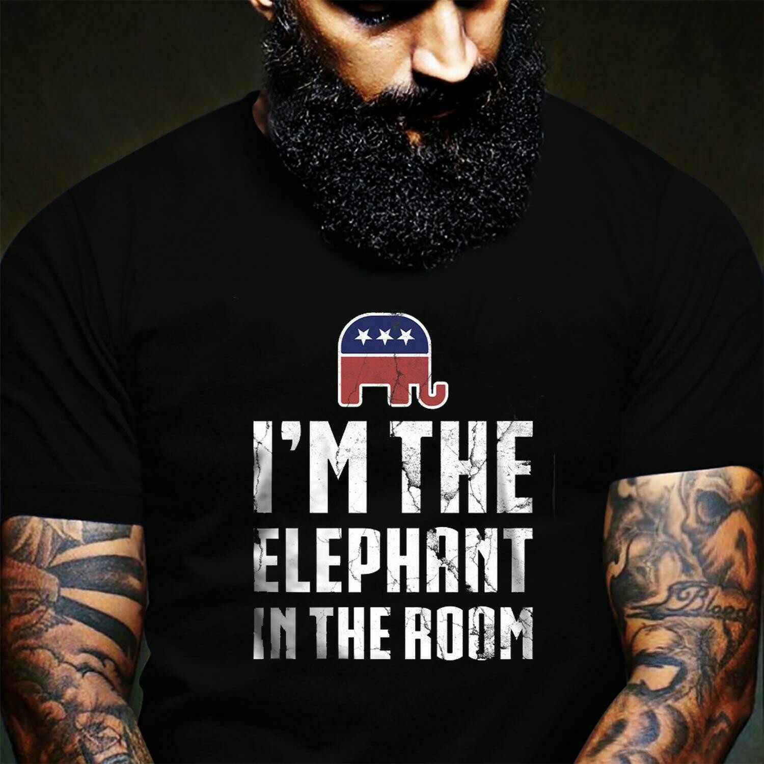 I'm The Elephant In The Room gift for an American patriot, political friend T-Shirt Hoodie Sweatshirt V-neck