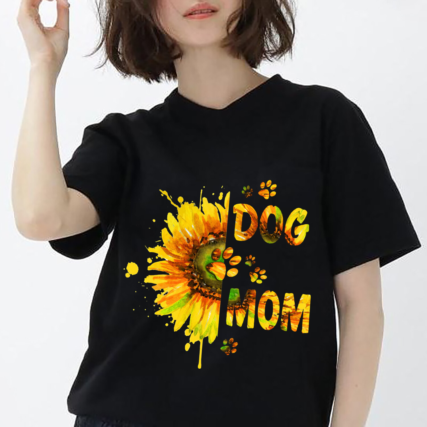 Dog Mom Shirt, Dog Mom Sunflower T-shirt Pet Lover Tee Gift for Dog Owner Funny Dog Shirt Mother's Day Gift For Women Mommy Grandma Aunt Unisex T shirt, Hoodie, Sweatshirt All size